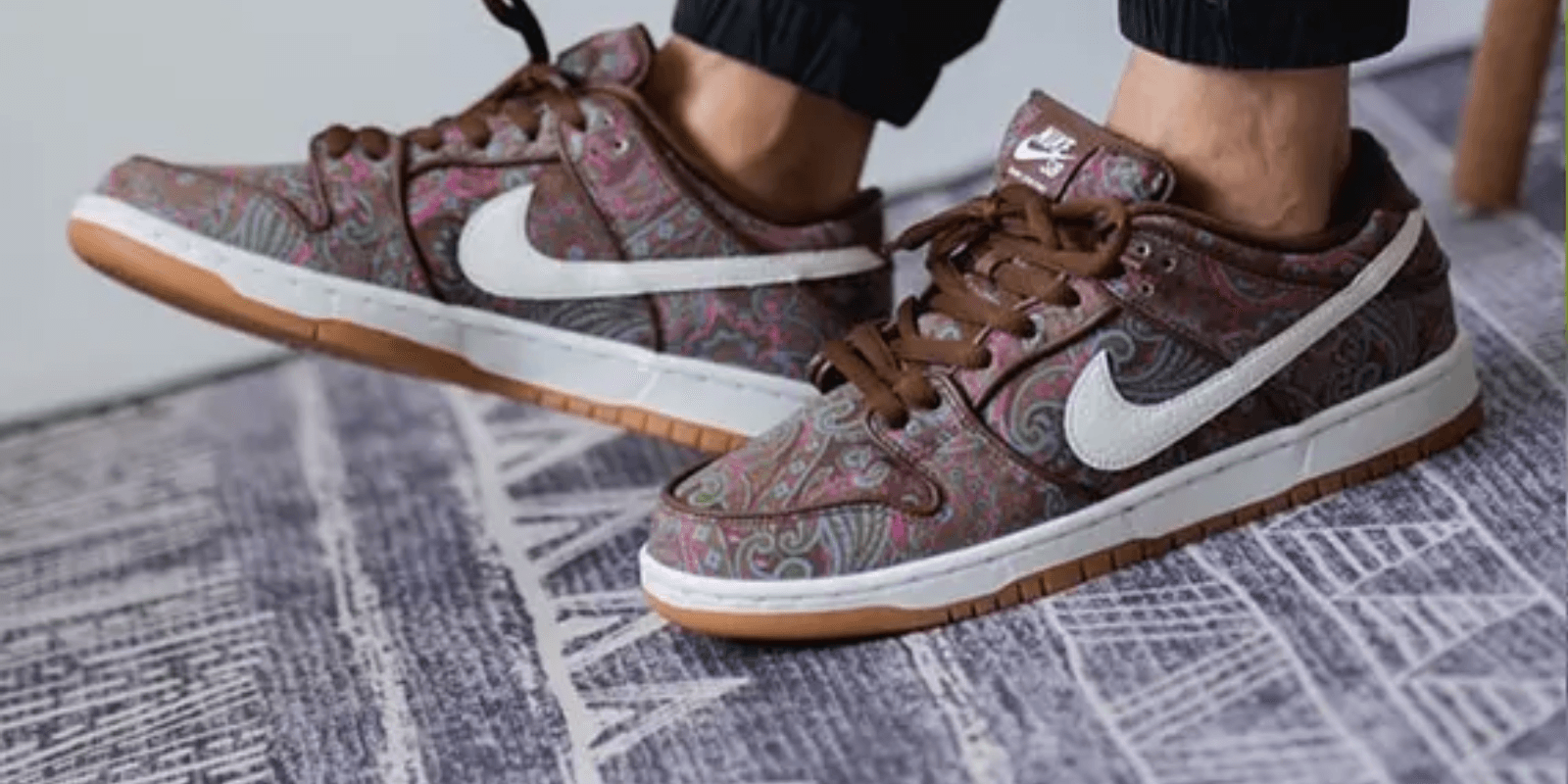 mens paisley nike sb dunks