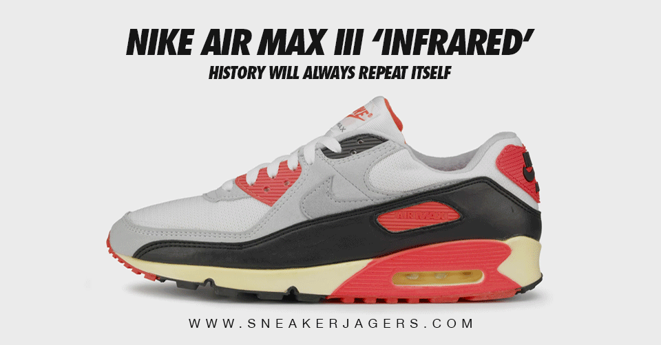 De iconische en revolutionaire Nike Air Max 90 OG 'Infrared'