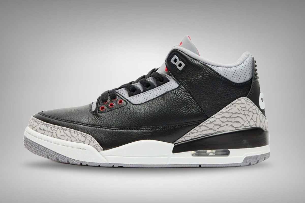 Officiële beelden van de Air Jordan 3 Retro 'Black Cement'