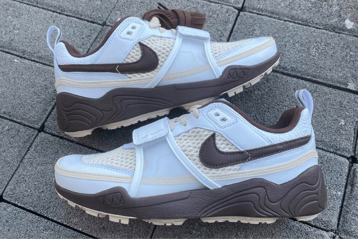 Eerste beelden Travis Scott x Nike Zoom Field Jaxx 'Light Chocolate'