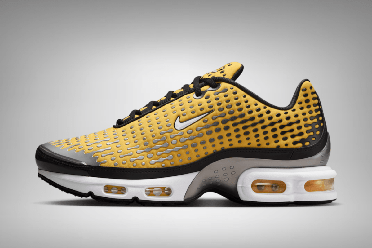Officiële beelden van de Nike Air Max Plus VII 'Varsity Maize'