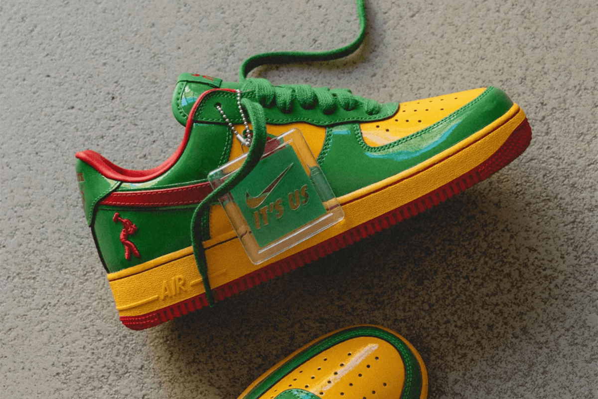 Lil Yachty's Nike Air Force 1 'Lucky Green' dropt morgen