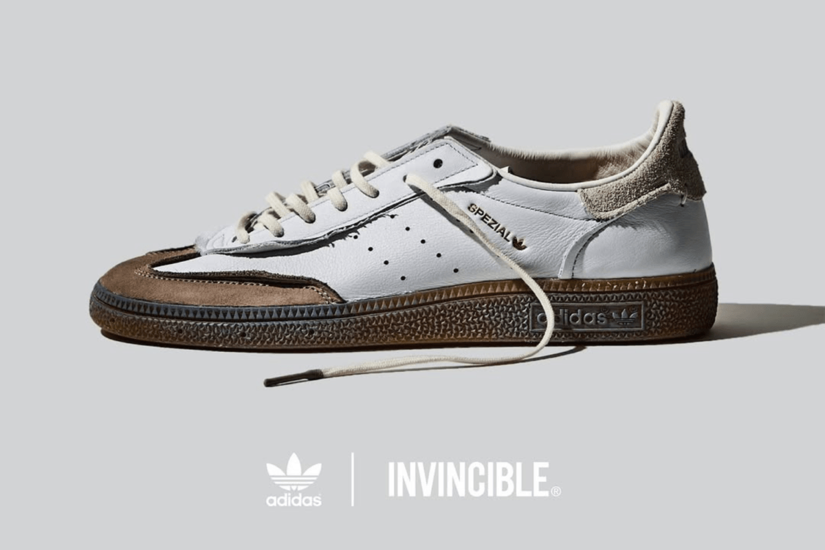 INVINCIBLE geeft de adidas Handball SPZL een distressed look