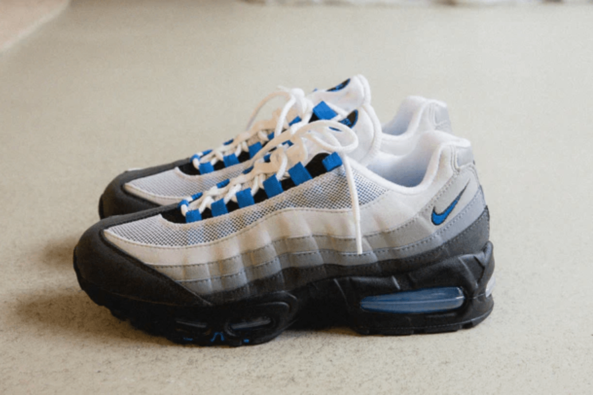 De Nike Air Max 95 'Blue Spark' is eindelijk hier