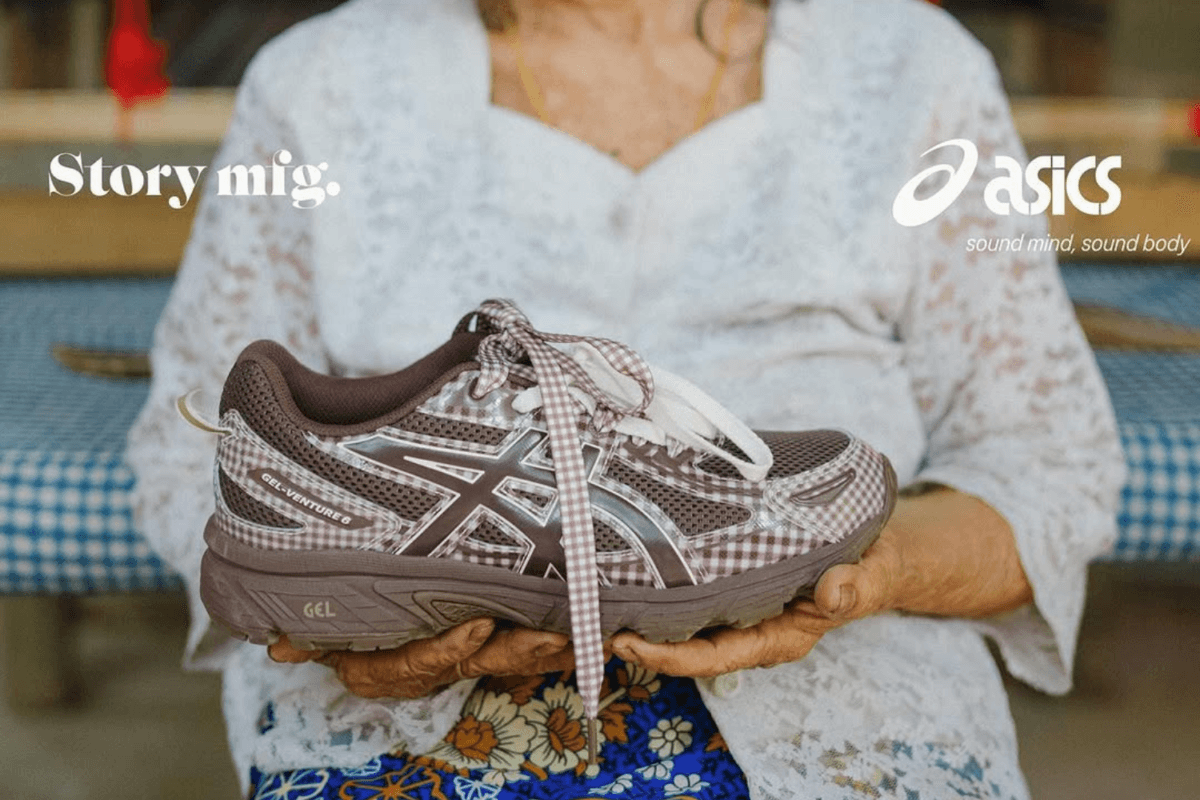 De eerste Story mfg. x ASICS collab is pure perfectie