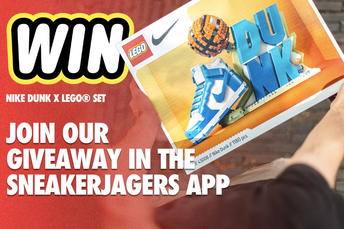 Winnaar bekend - Sneakerjagers Nike Dunk x LEGO® set giveaway