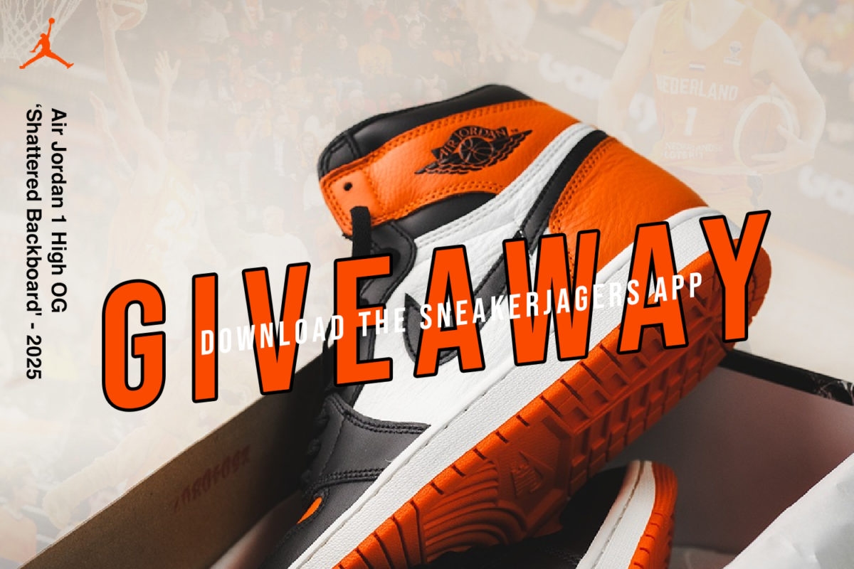 Sneakerjagers giveaway: Air Jordan 1 High OG 'Shattered Backboard' + twee courtside tickets