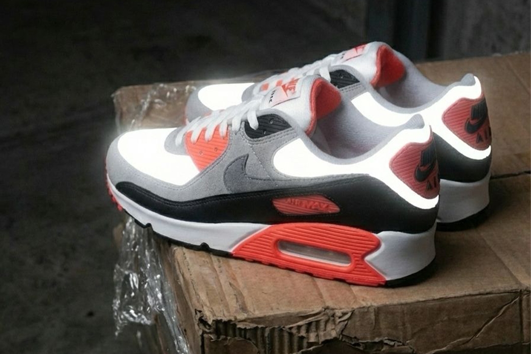 Nike Air Max 90 'Infrared' maakt comeback in een bijzondere 3M-uitvoering