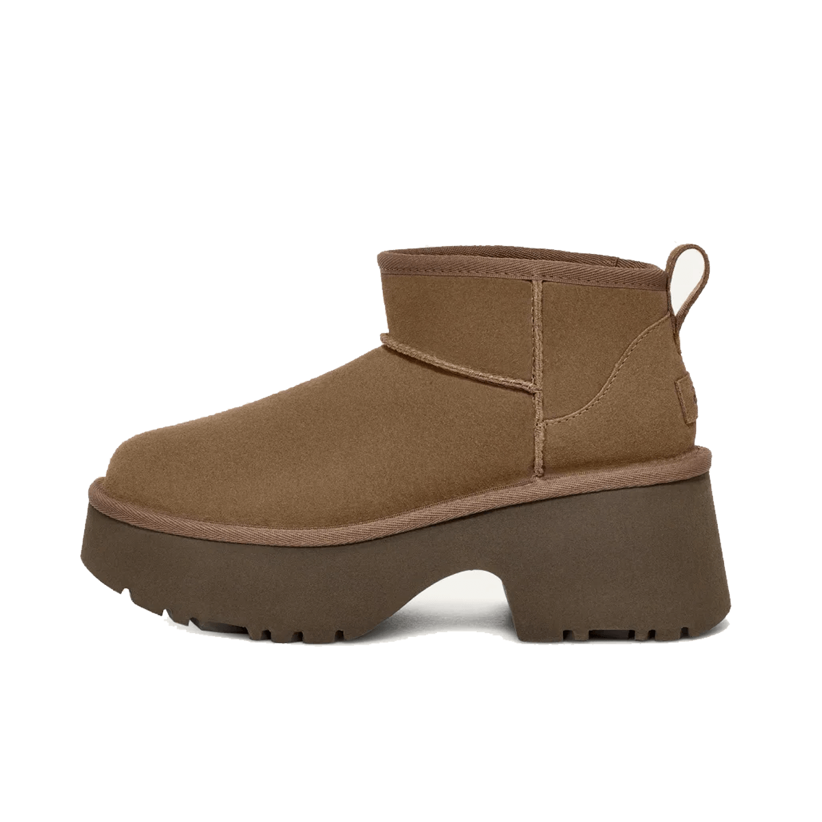 UGG® Classic Ultra Mini New Heights Boot 'Hickory' 1158311-HCK