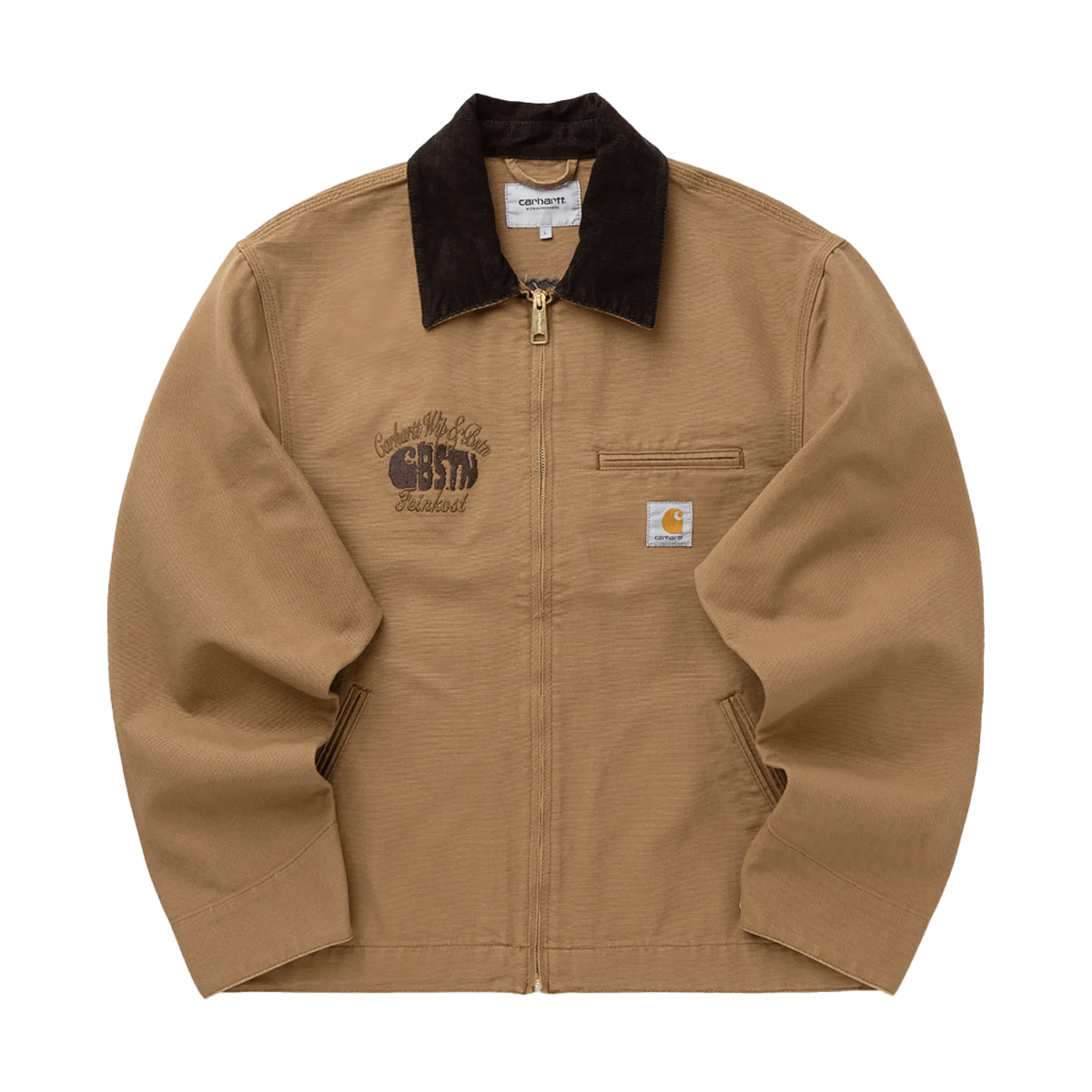 BSTN x Carhartt WIP Feinkost Detroit Jacket 'Hamilton Brown' I033112-00S.02-BSTN