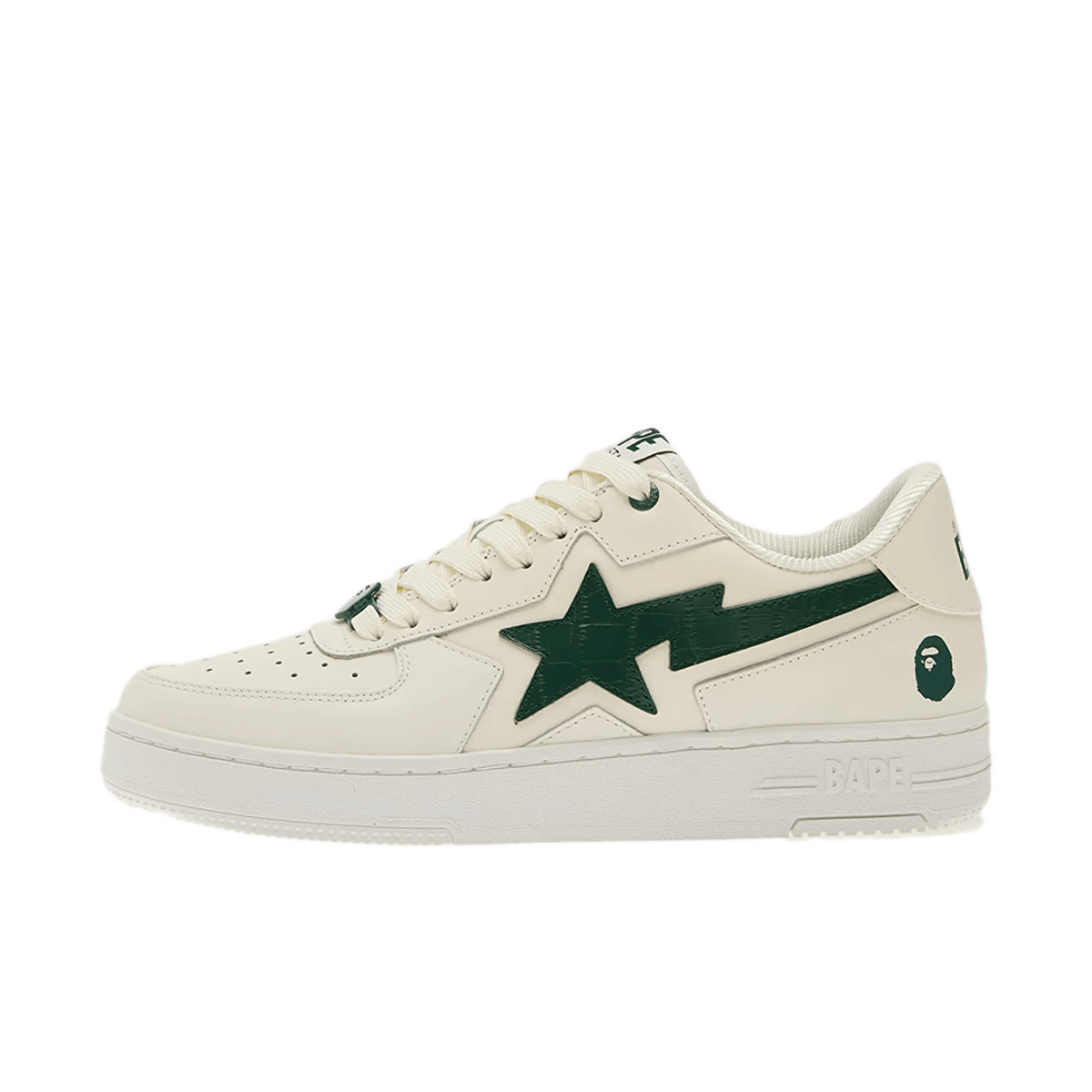Bape Sta Icon 1 M2 'White & Green' 0ZXSHM191306OGRX