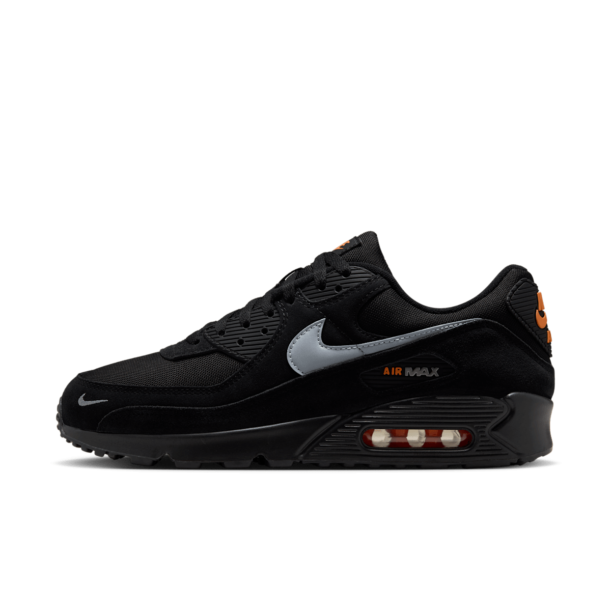Nike Air Max 90 Mini Swoosh 'Black & Total Orange' DO6706-010