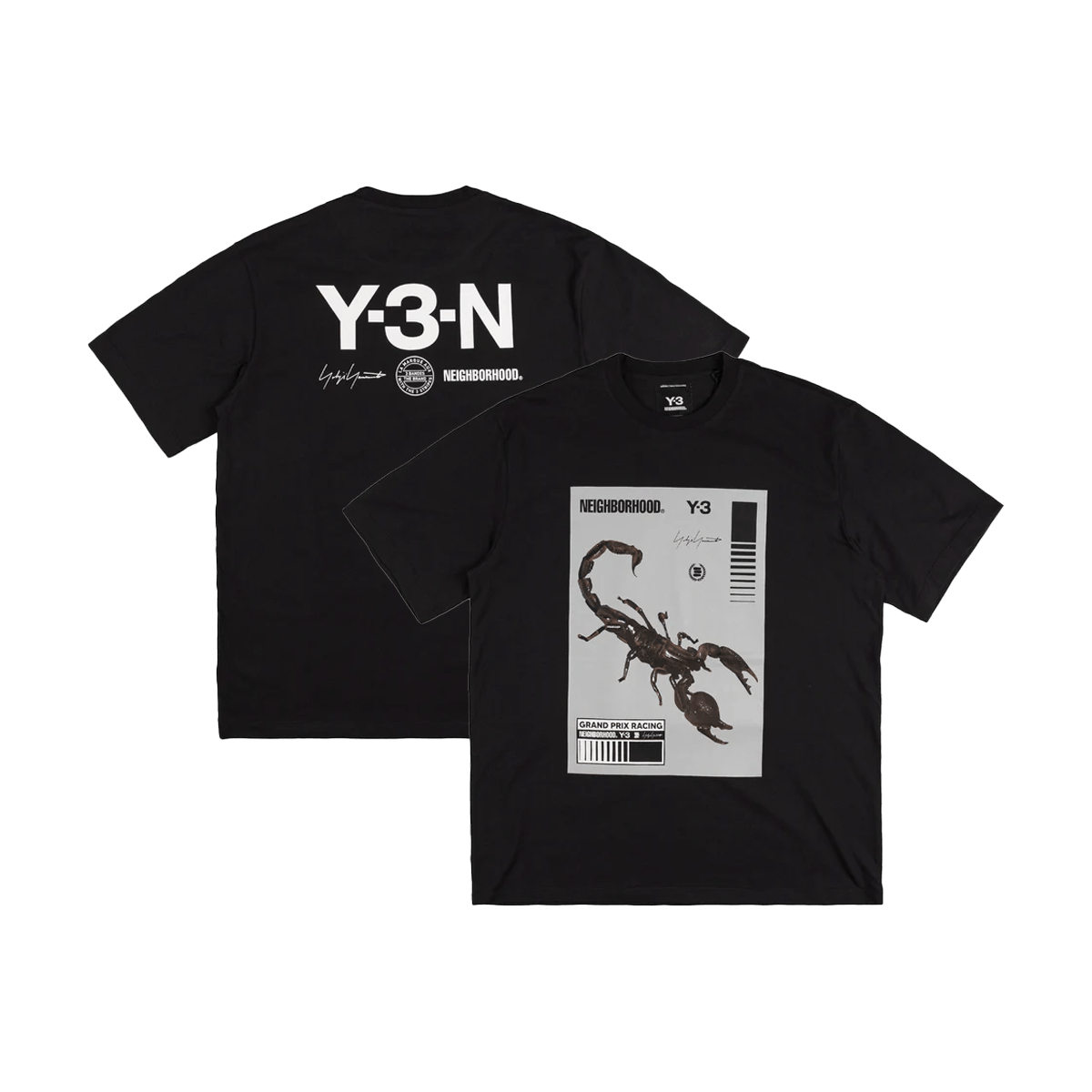 NBHD x adidas Y-3 Graphic Tee 'Black' KC8823
