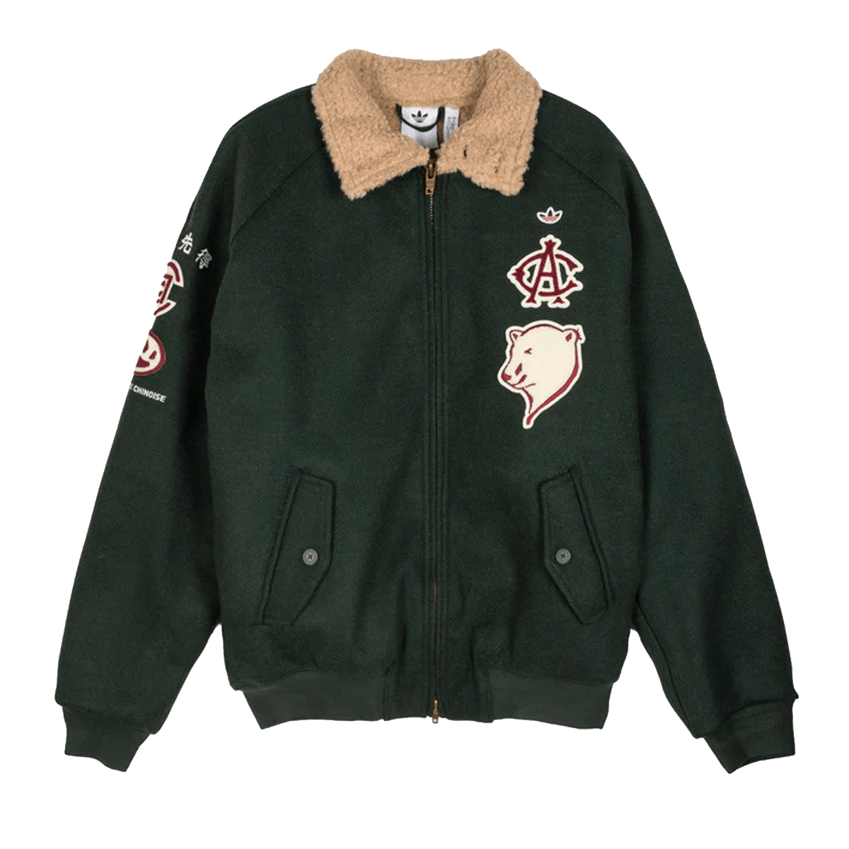 CLOT x adidas Patch Jacket 'Green Night' IK2954