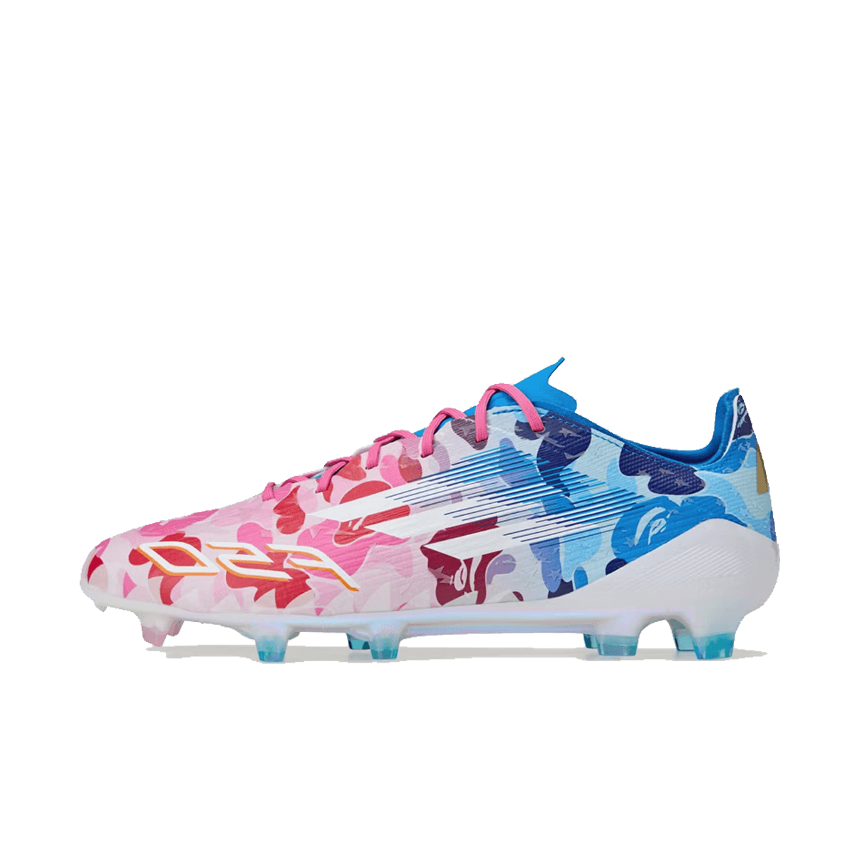 BAPE x adidas F50 Elite 'Blue & Pink' JS0573
