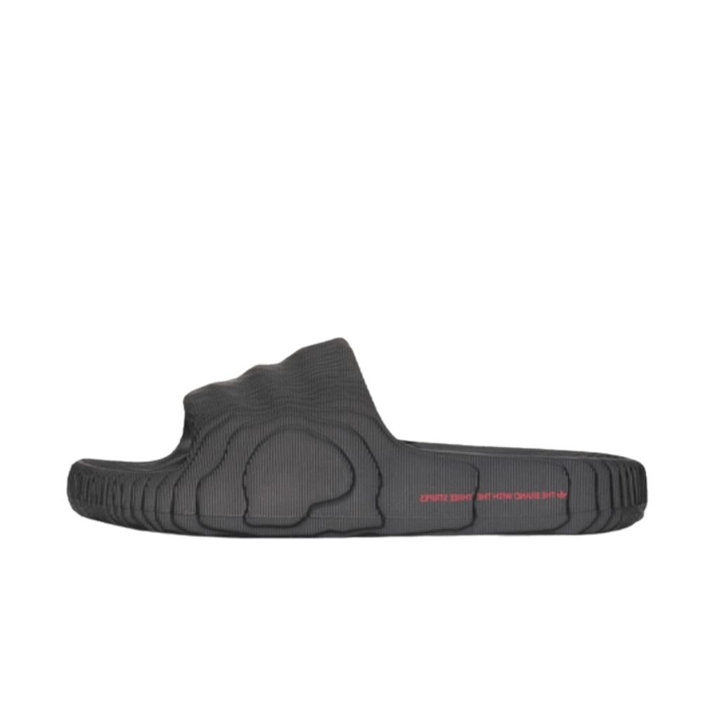 adidas Adilette 22 Slides 'Black Better Scarlet'