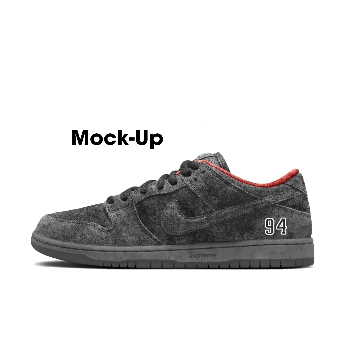 Supreme x Nike SB Dunk Low Pro 'Black' - 2025
