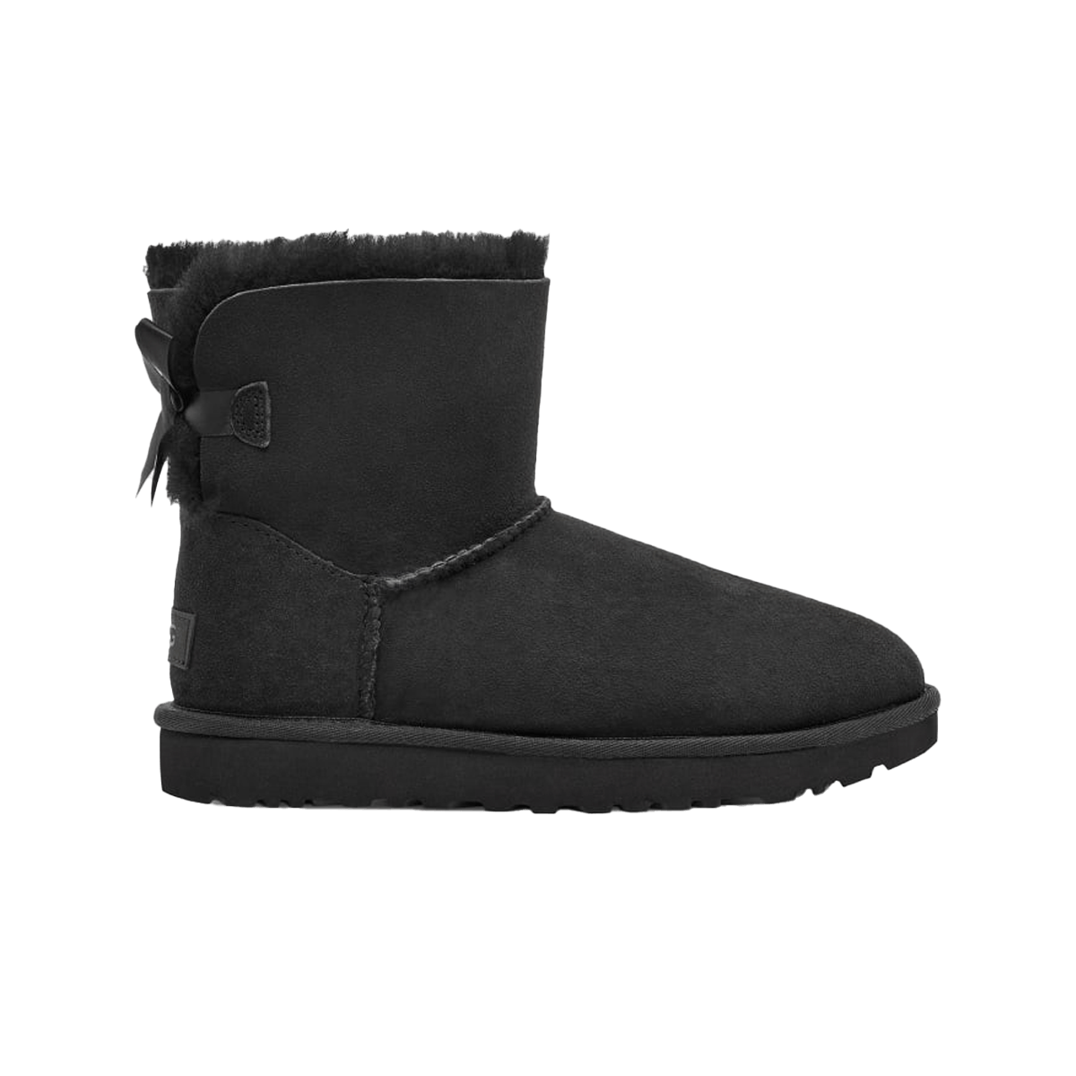 UGG Mini Bailey Bow II Boot Women Black 1016501-BLK