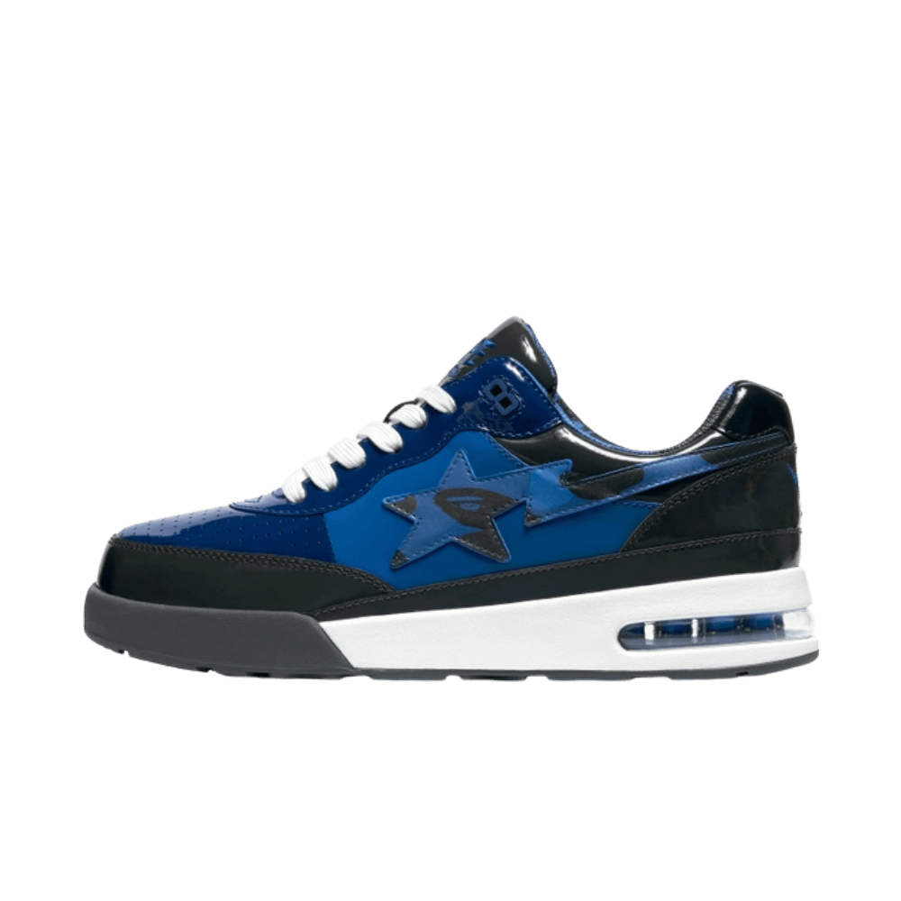 A Bathing Ape Bape Road Sta Patent Leather Blue (2022) 1I80191003