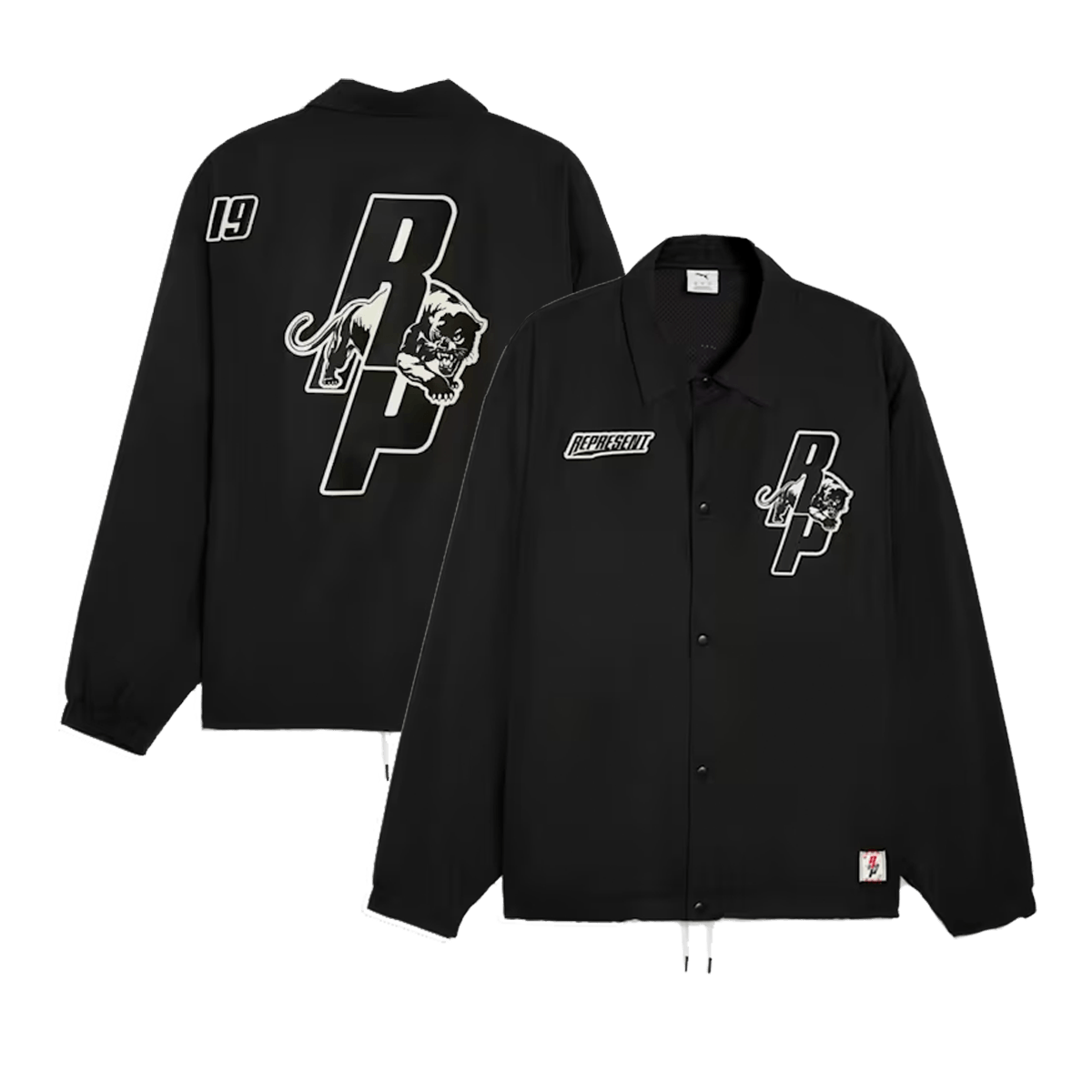 Represent x PUMA Coaches Jacket 'Black'