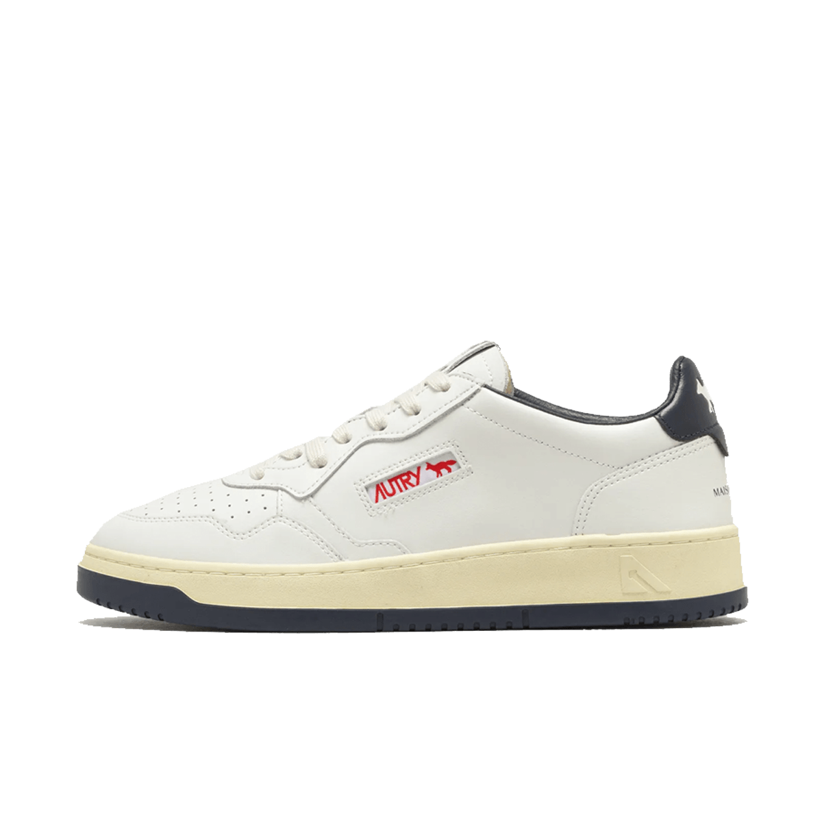 Maison Kitsune x Autry Medalist Low 'White & Navy' AULMMK01
