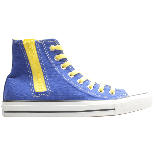Converse Chuck Taylor All-Star Side Zip Hi Radio Blue Yellow 142295C