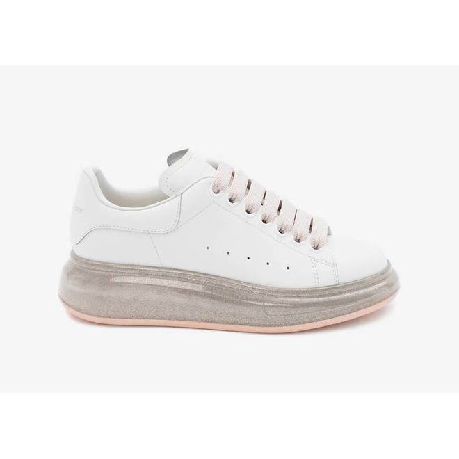 Alexander McQueen Oversized White Rose Gold Sole (W) 634151WHWKV9053