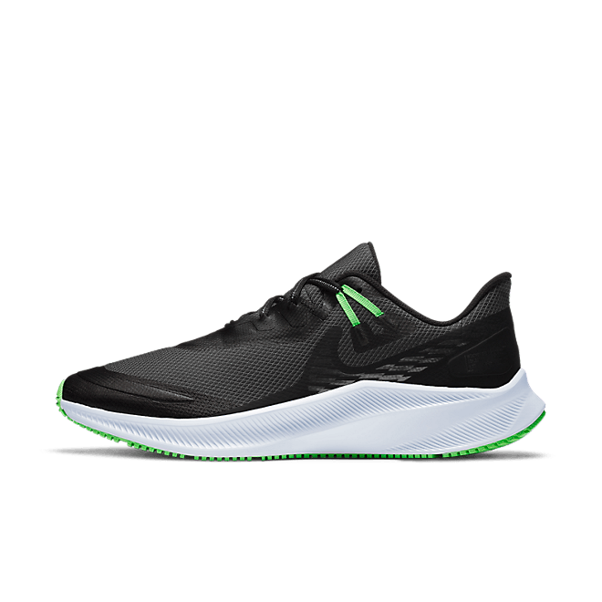 Nike Quest 3 Shield 'Black Poison Green' Black/Obsidian Mist/Poison Green/Black CQ8894-010