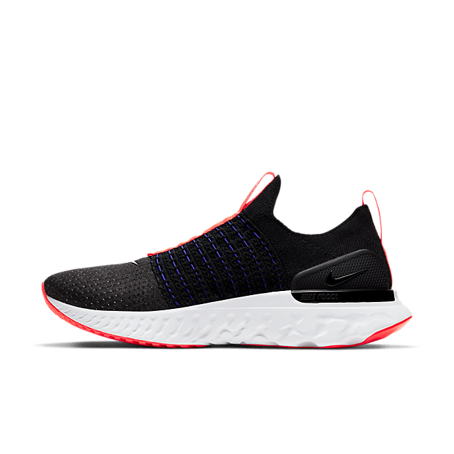 Nike React Phantom Run Flyknit 2 Black Bright Crimson DD8352-001