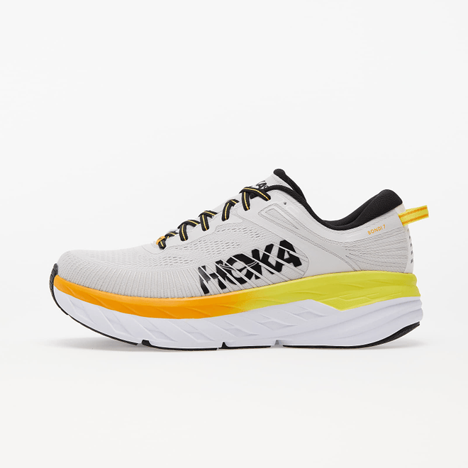 Hoka One One® M Bondi 7 Nimbus Cloud/ Radiant Yellow 1110518-NCRY
