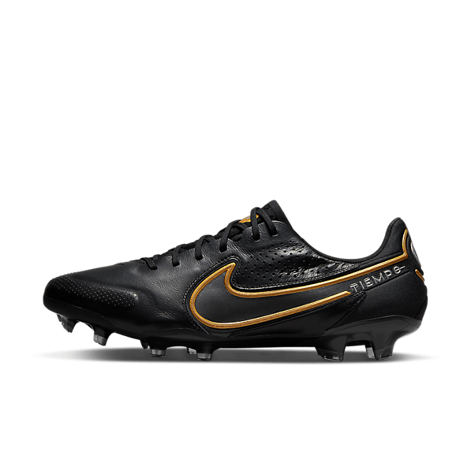 Nike Tiempo Legend 9 Elite FG 'Black Metallic Gold' CZ8482-007