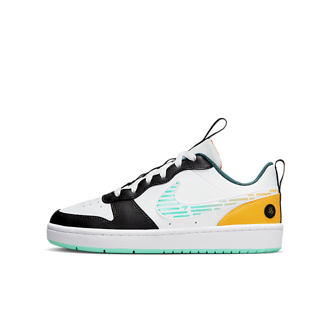 Nike Court Borough Low 2 SE Laser Orange Barely Green (GS) DX5767-111