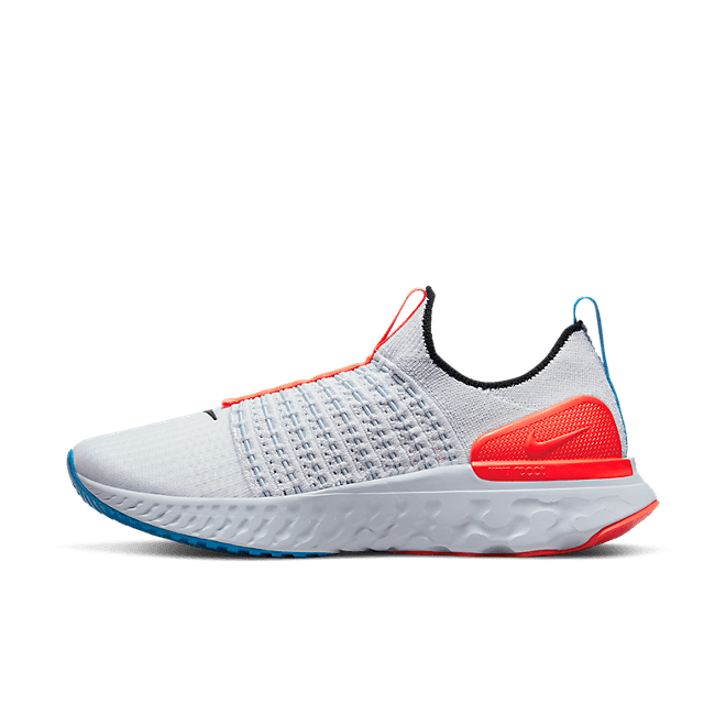 Nike Wmns React Phantom Run Flyknit 2 'Grey Bright Crimson' DV2179-001