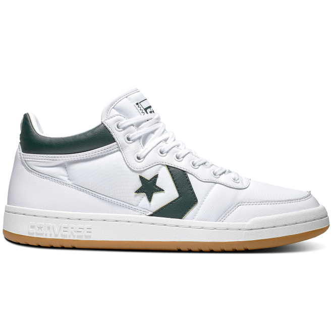 Converse Fastbreak Pro Mid White Deep Emerald 166247C