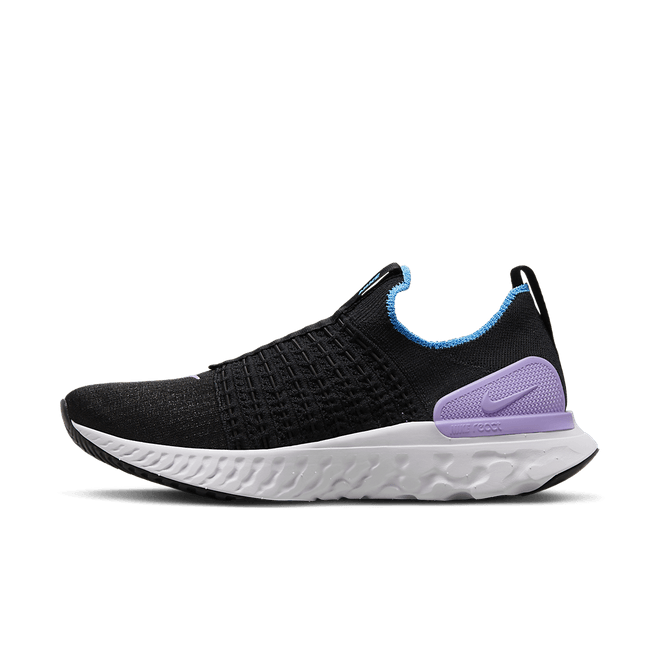 Nike React Phantom Run Flyknit 2 Black Barely Grape University Blue (Women's) DZ5213-001