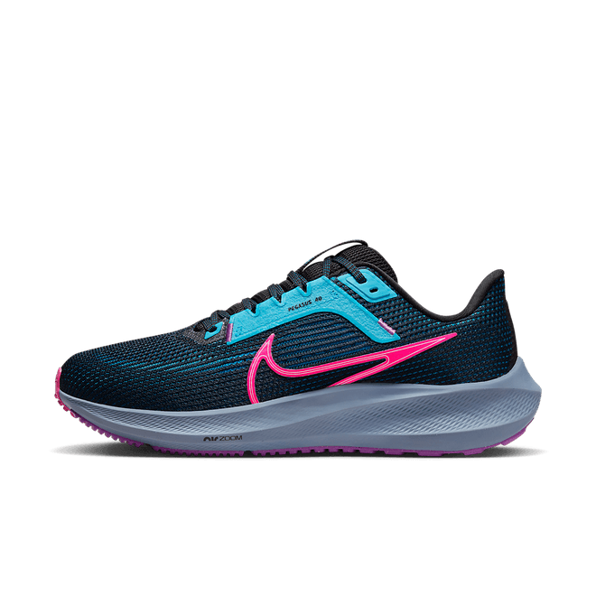 Nike Pegasus 40 SE Black Baltic Blue Hyper Pink (Women's) FJ2974-001