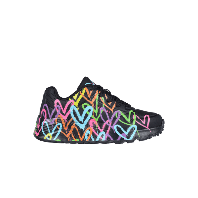 Skechers Uno Lite Spread The Love 314064L/BKMT Zwart 314064L/BKMT