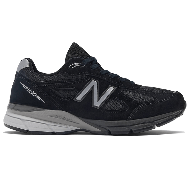 New Balance 990v4 'Black Silver' - Made in USA U990BL4
