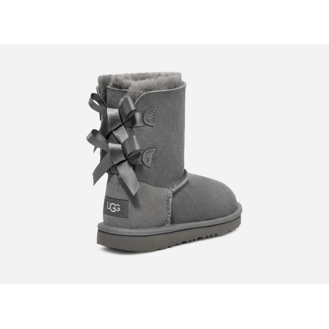 UGG Bailey Bow II Classic Boot Kids Grey 1017394K-GREY