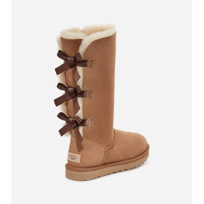 UGG Tall Bailey Bow II Boot Women Brown 1016434-CHE