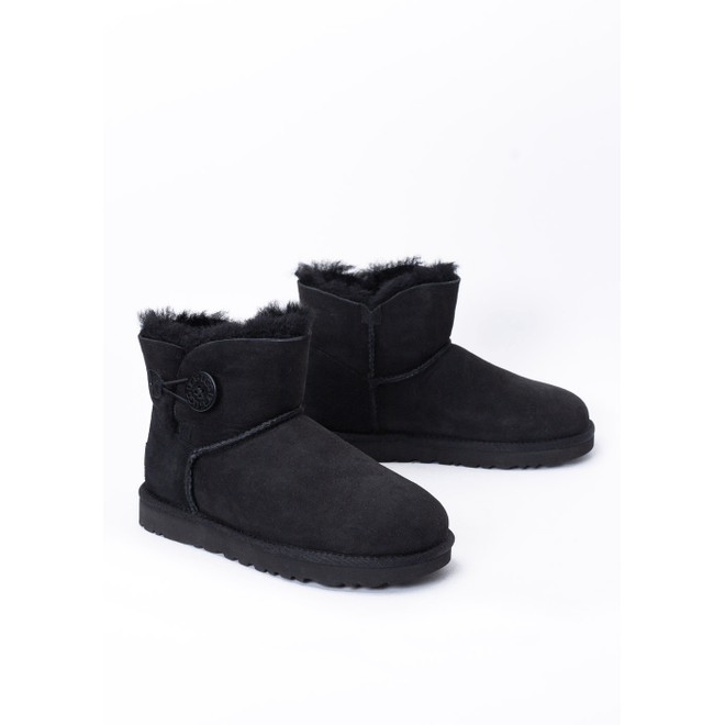 UGG Mini Bailey Bow II Boot Women Black 1016422-BLK