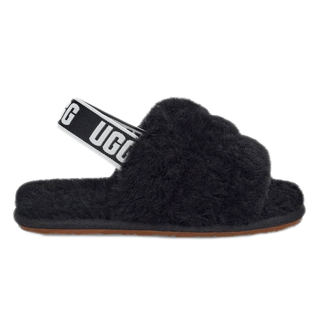 UGG Fluff Yeah Slide Black (Toddler) 1098579T-BLK