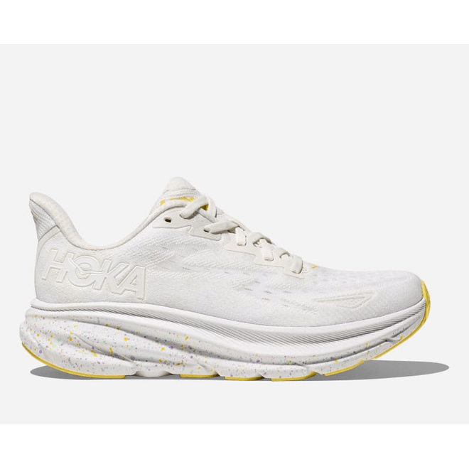 HOKA  Clifton 9 Road Running  White 1127896-WTL