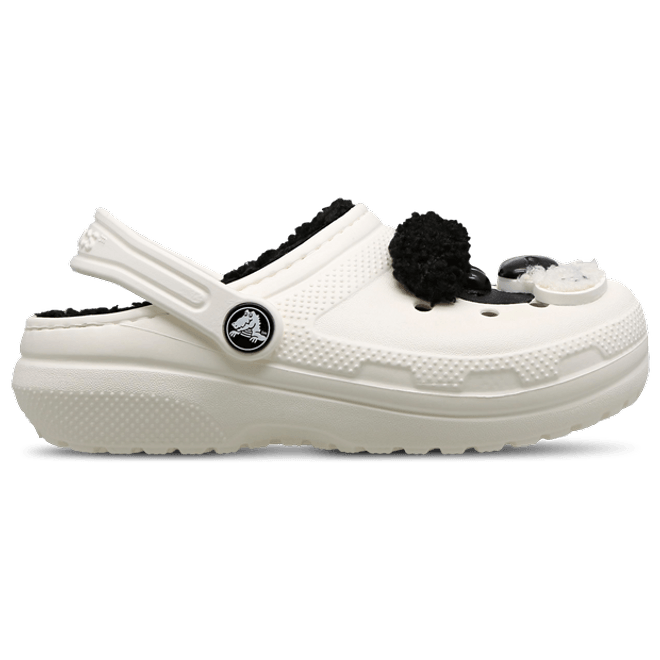 Crocs Kids Classic Lined I AM Panda Bear Clogs Chalk/Black  210400-0WX