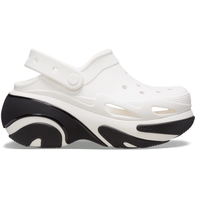Crocs Unisex Bubble Crush Clogs White  210061-100