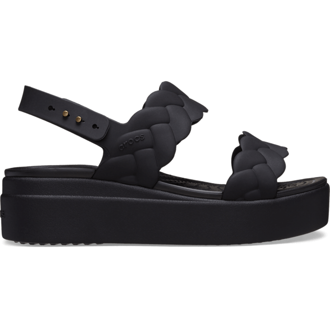 Crocs Brooklyn Woven Low SandalBlack / Black  209977-060