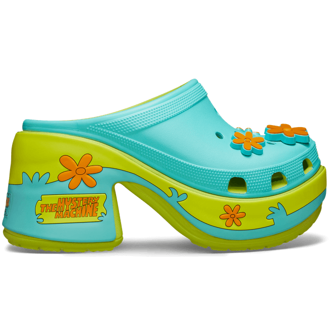 Crocs Unisex Scooby Doo Siren Clogs Lime Punch  210107-3TX