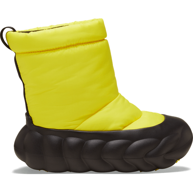 Crocs Unisex OverPuff Boot Boots Cyber Yellow / Multi  210667-77K
