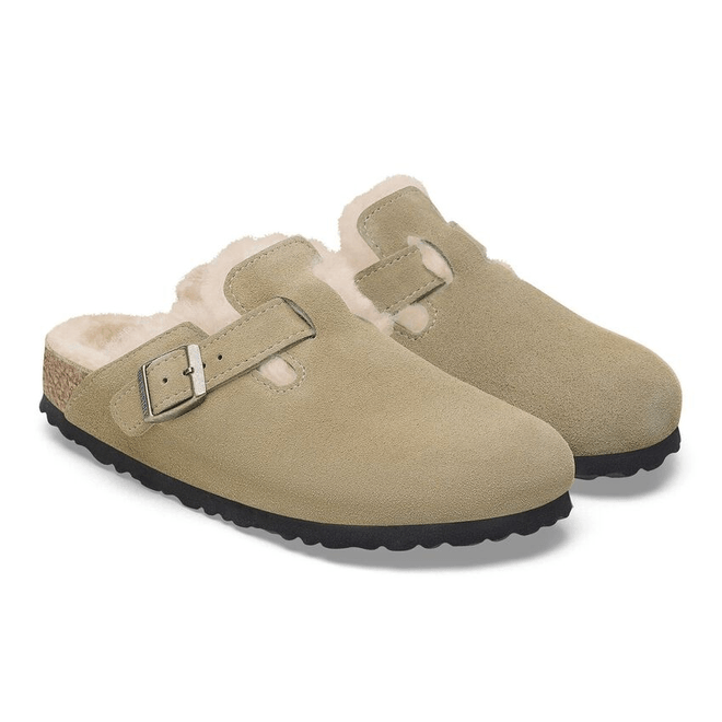BIRKENSTOCK Boston Shearling Suede Leather Narrow 1028299