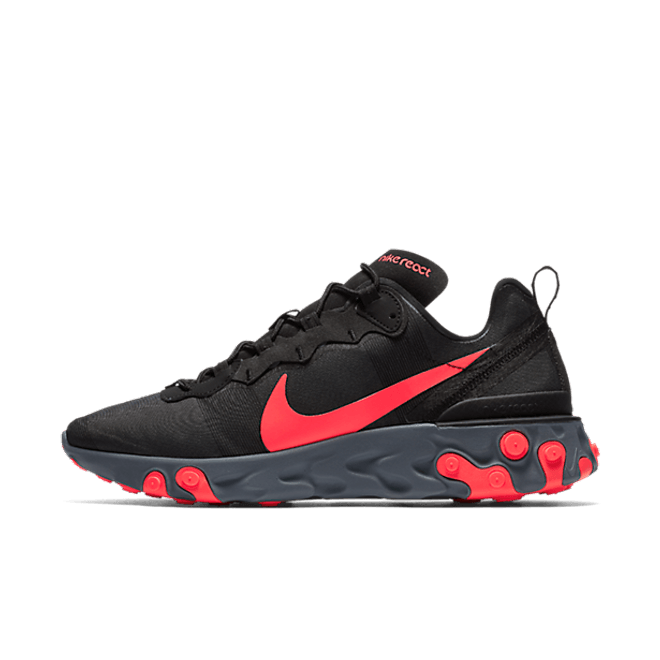 Nike React Element 55 'Black/Solar Red' BQ6166-002